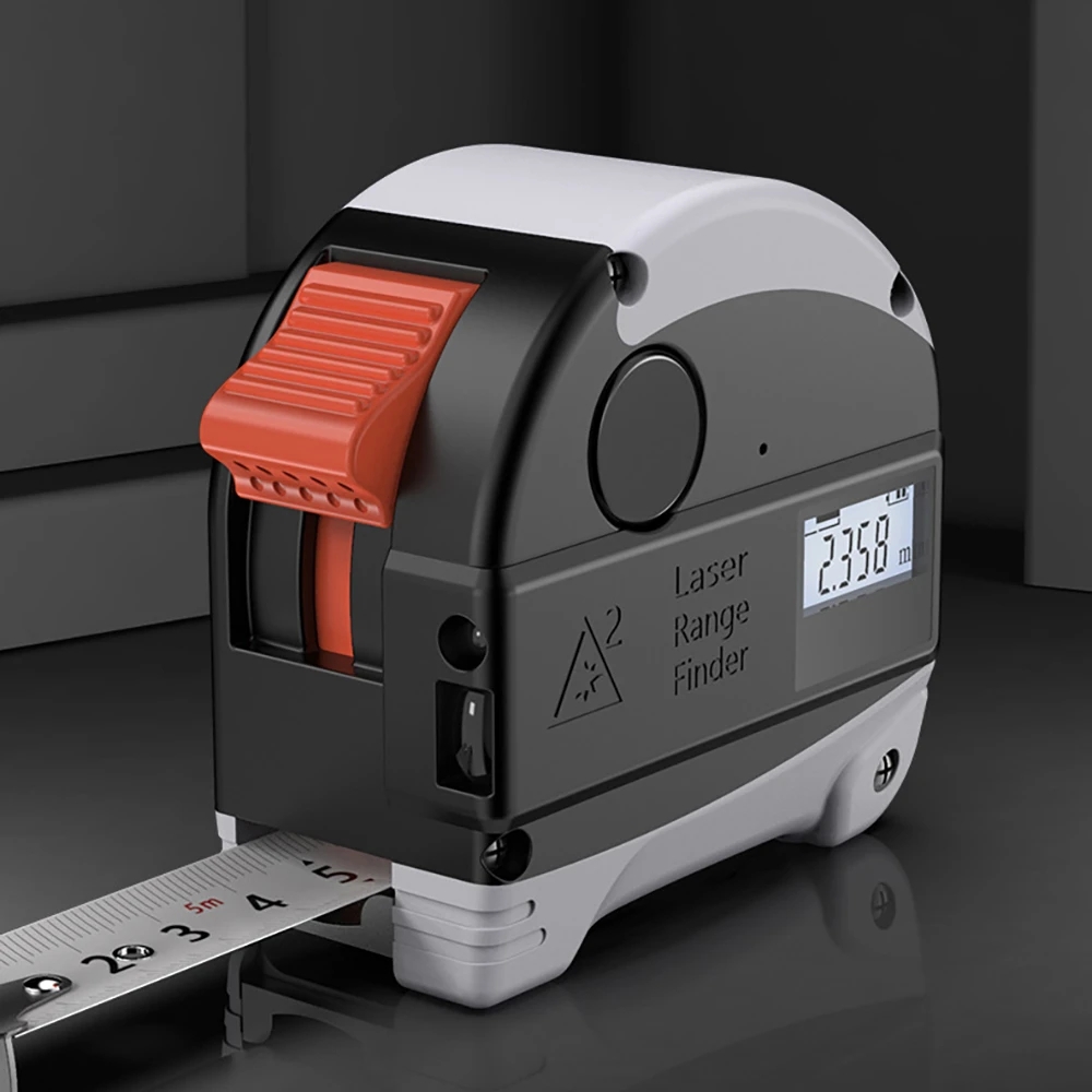 Digital Tape Measure 5M Laser - Lazer mezura dijital ekran yüksek hassasiyetli