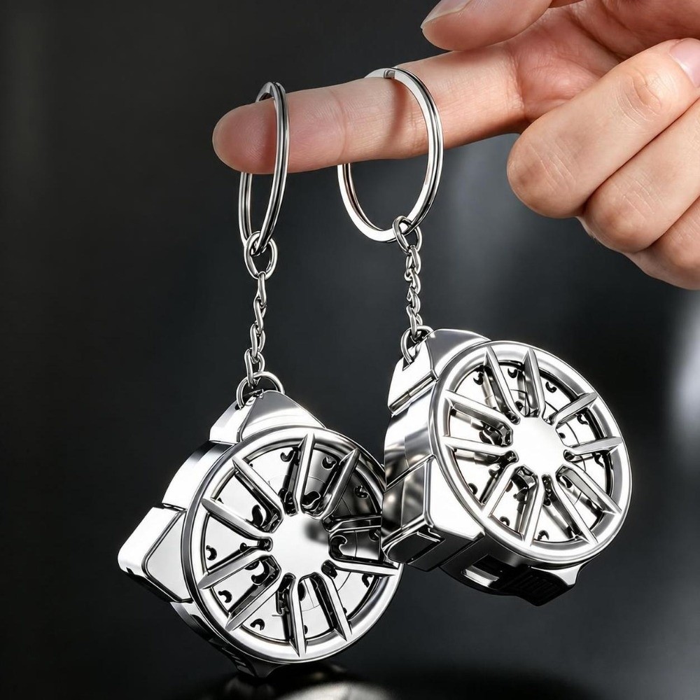 Mini Laser Measure Keychain - 2M Anahtarlık Şerit Metre, Elektrokaplama Metal,