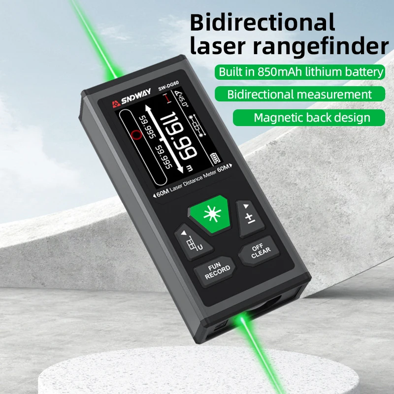 Laser Distance Meter 100M - SW-DR/DG Serisi 2 Yollu Lazer Ölçü
