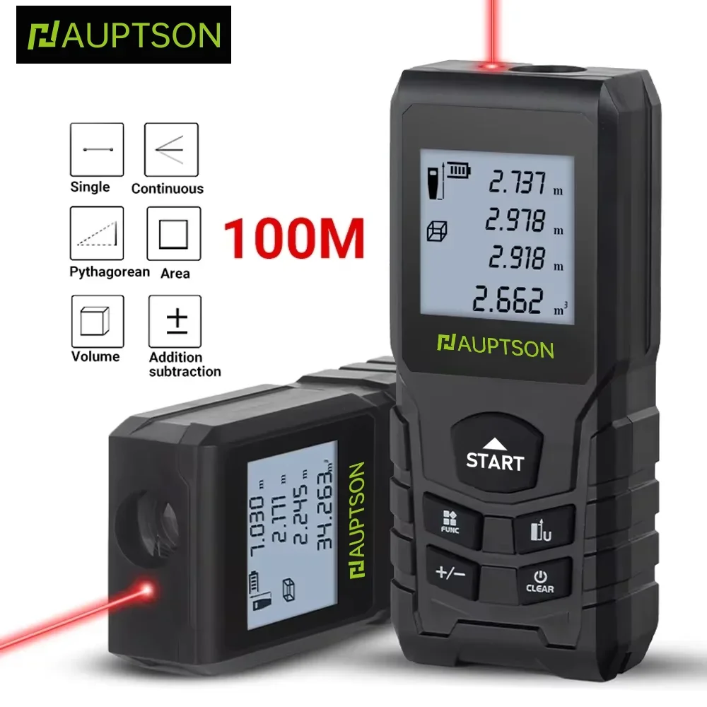 Laser Distance Meter 100M - HAUPTSON 70/100M Lazer Uzaklık Ölçer Mesafe