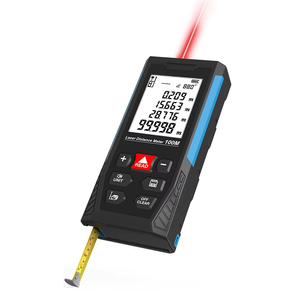 Laser Distance Meter 2 In 1 Tape - Dijital Mesafe Ölçer 2'si 1 Arada