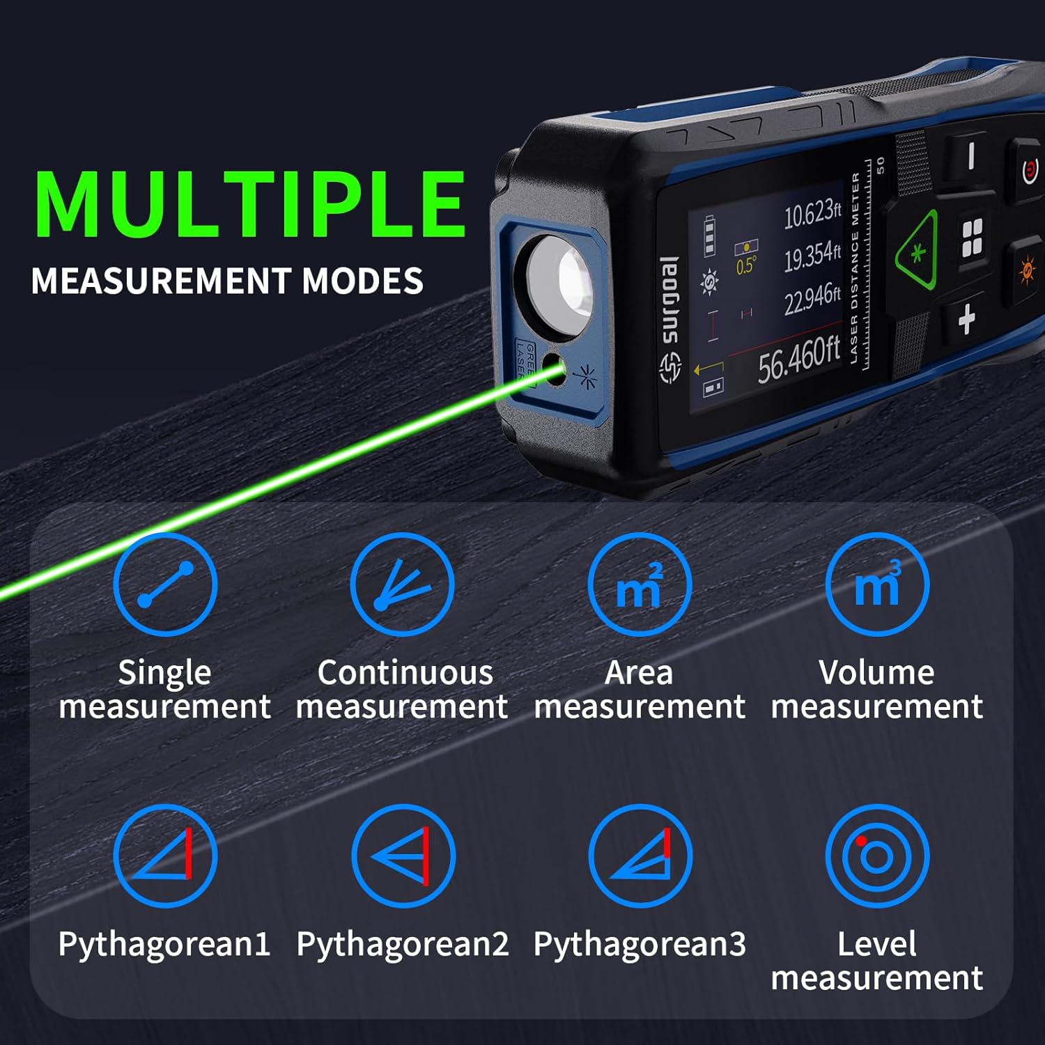100m Yeşil Lazer Mesafe Ölçerl - Laser Distance Meter 100M incelemesi ve fiyatı