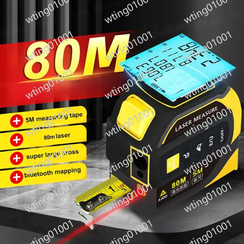 Bluetooth özellikli 5'i 1 arad - Laser Measure 40M Bluetooth incelemesi ve fiyatı