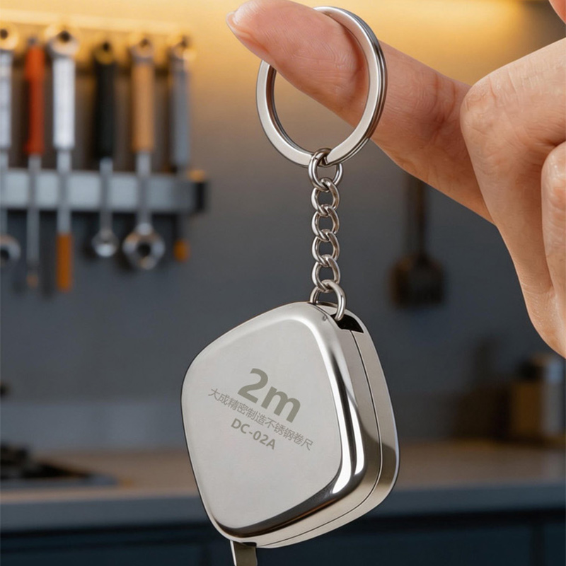 Yeni 5 adet 2m Paslanmaz Çelik - Mini Laser Measure Keychain incelemesi ve fiyatı