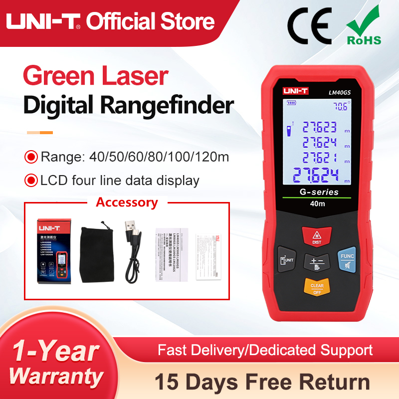 UNI-T Yeşil Lazerli Mesafe Ölç - Laser Distance Meter 100M incelemesi ve fiyatı