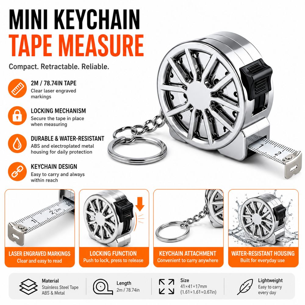 2M Anahtarlık Ölçü Metresi Laz - Mini Laser Measure Keychain incelemesi ve fiyatı