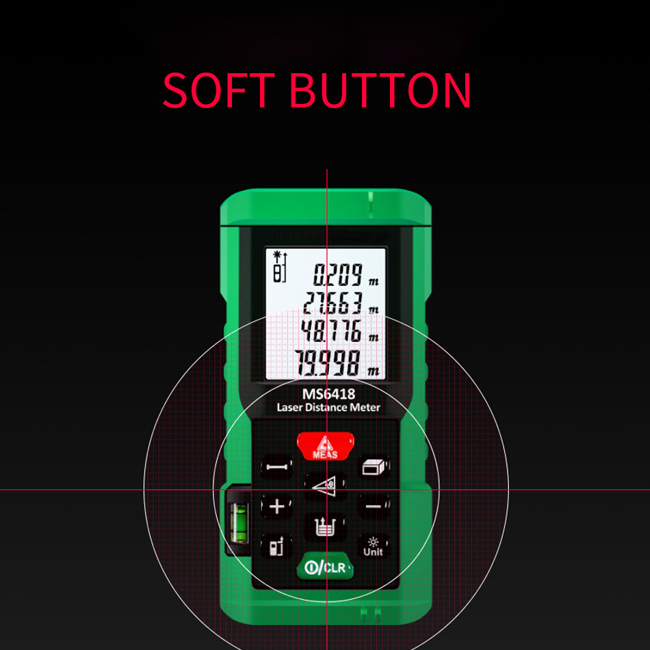 Yüksek Kaliteli MS6418 Lazer M - Laser Distance Meter With Bubble Level incelemesi ve fiyatı