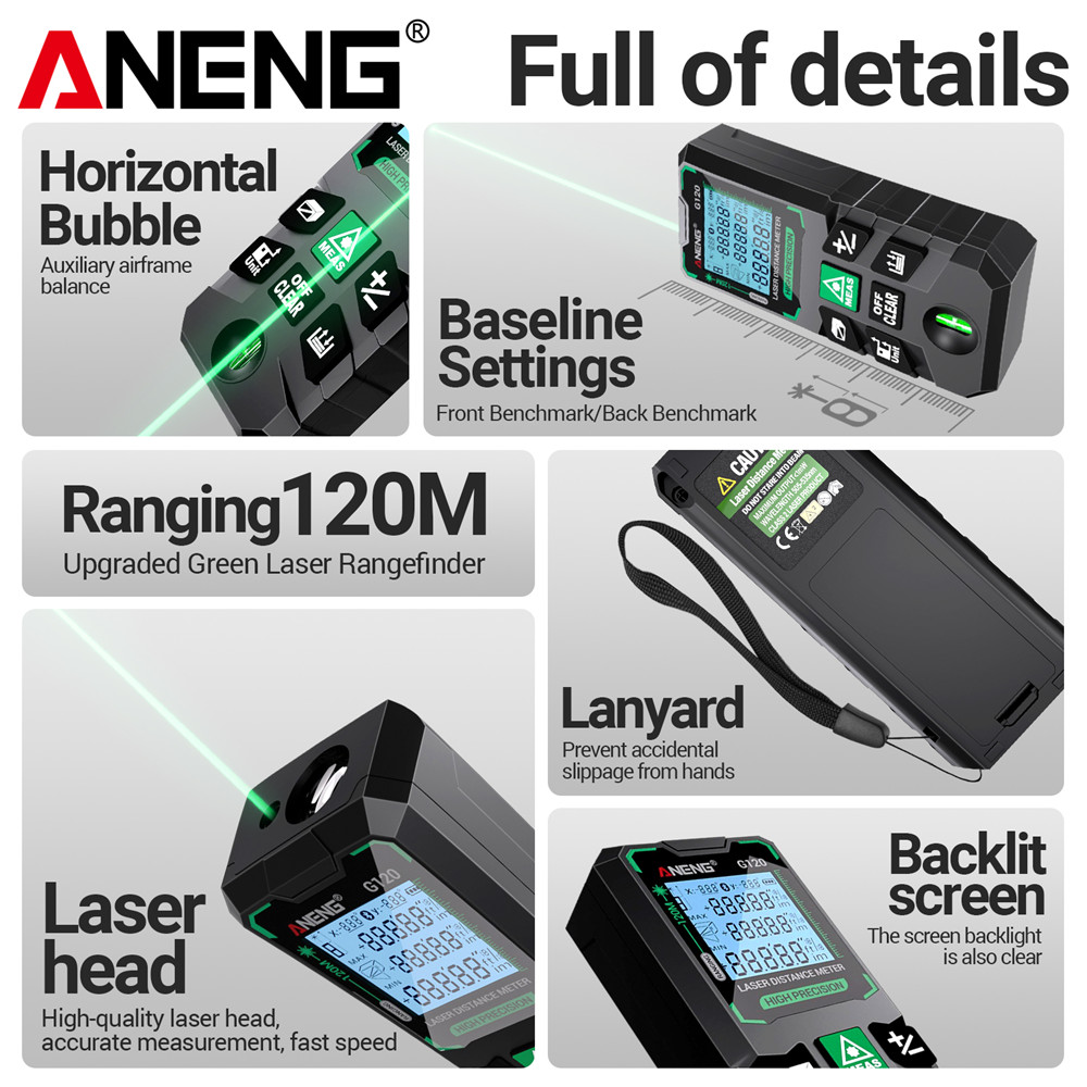 Lazer Mesafe Ölçer 120M Dijita - Laser Distance Meter 100M incelemesi ve fiyatı