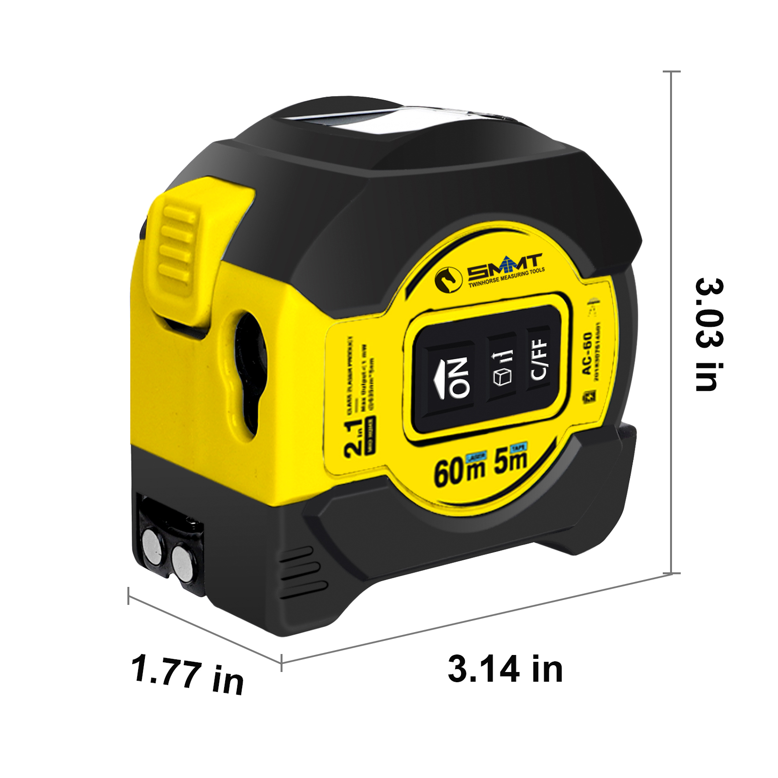 2'si 1 Arada Lazer Mezura 5m 6 - Digital Tape Measure 5M Laser incelemesi ve fiyatı