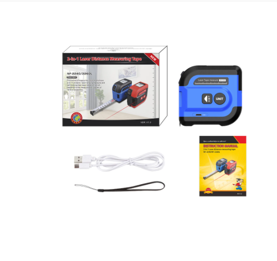 Noyafa Lazer Mesafe Ölçer 60 M - Digital Tape Measure 5M Laser incelemesi ve fiyatı