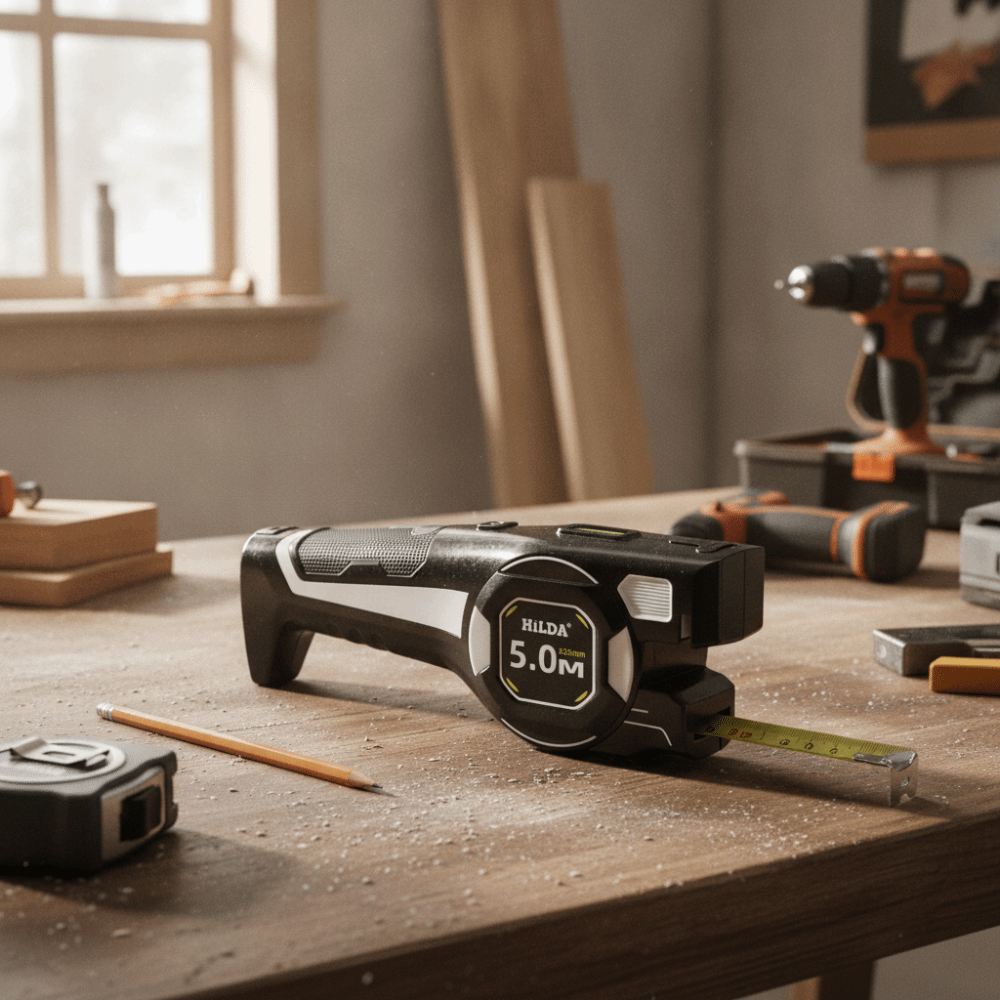Sağlam Yapılı Lazer Mezura Şer - Digital Tape Measure 5M Laser incelemesi ve fiyatı