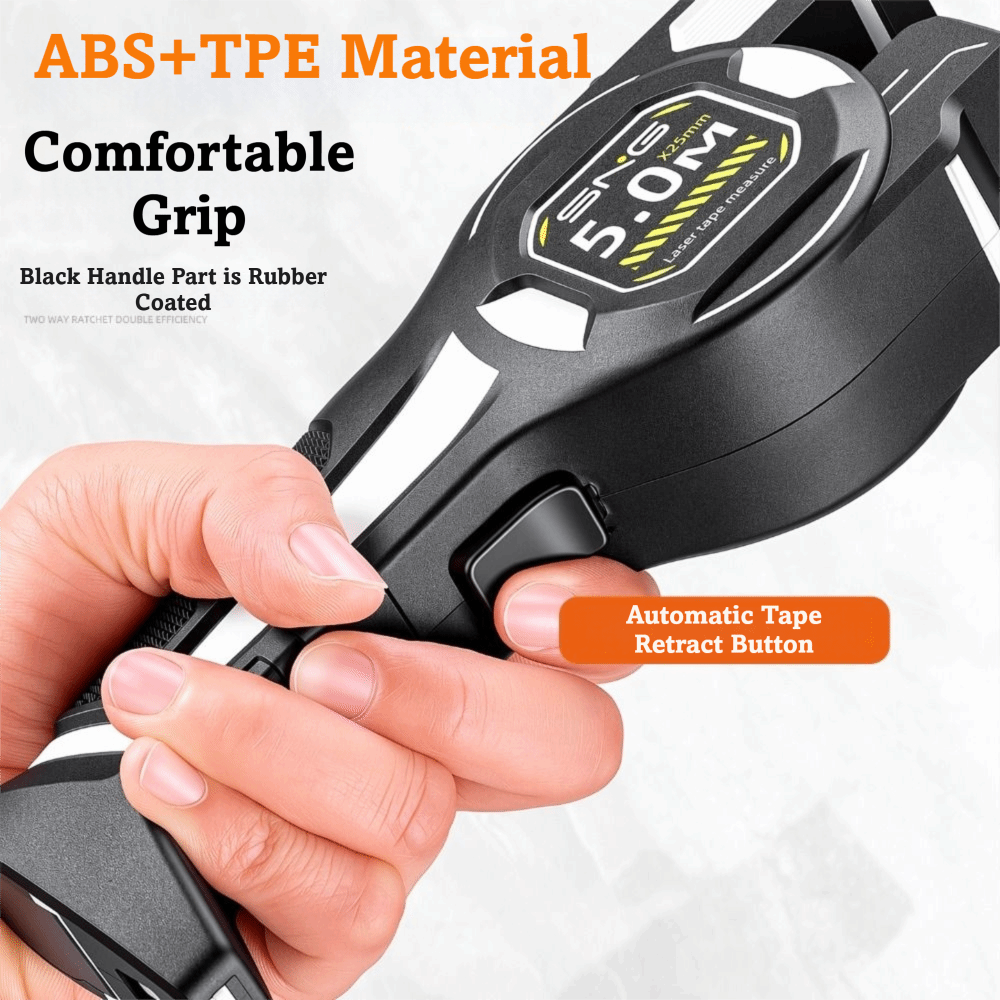 Sağlam Yapılı Lazer Mezura Şer - Digital Tape Measure 5M Laser incelemesi ve fiyatı