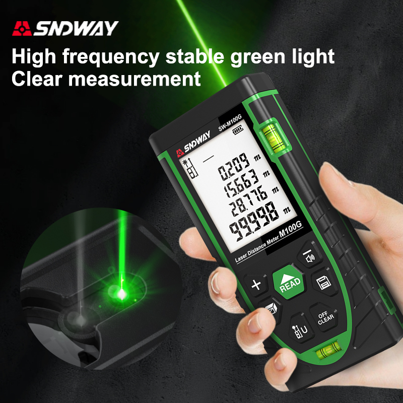 SNDWAY Lazer Mesafe Ölçer 50m  - Laser Distance Meter With Bubble Level incelemesi ve fiyatı