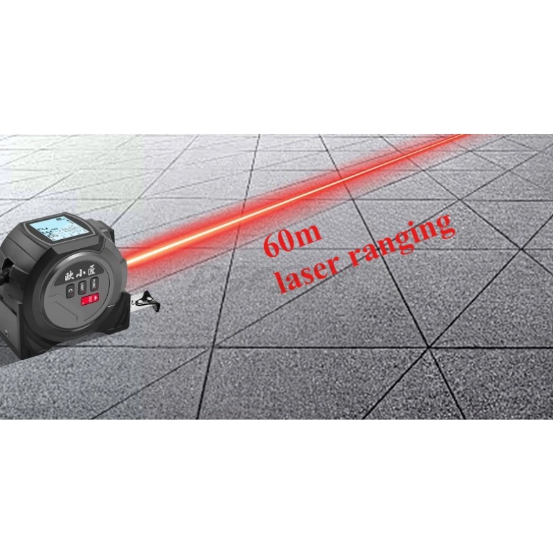 Lazer Uzaklık Ölçer Mezura Yük - Digital Tape Measure 5M Laser incelemesi ve fiyatı
