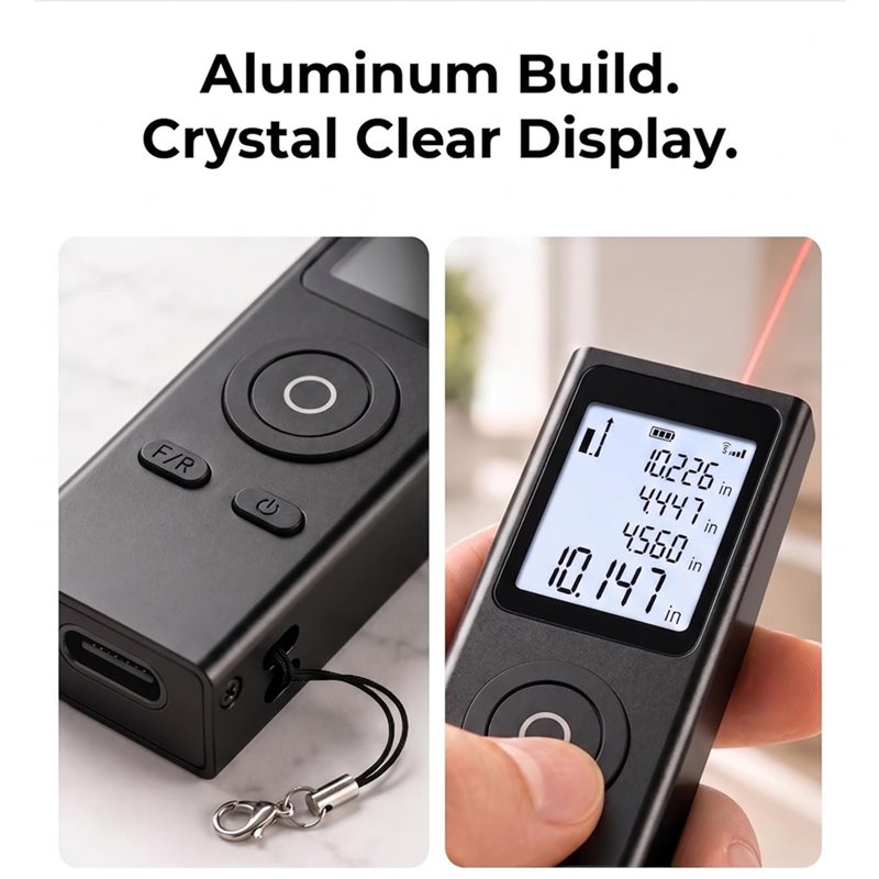 ABVG-Mini Cep Boyu Lazer Ölçüm - Mini Laser Measure Keychain incelemesi ve fiyatı