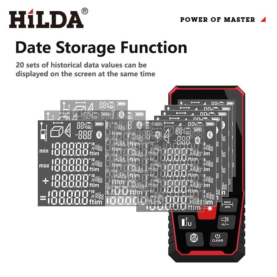 HILDA lazer mesafe 50M/100M/12 - Laser Distance Meter 100M incelemesi ve fiyatı