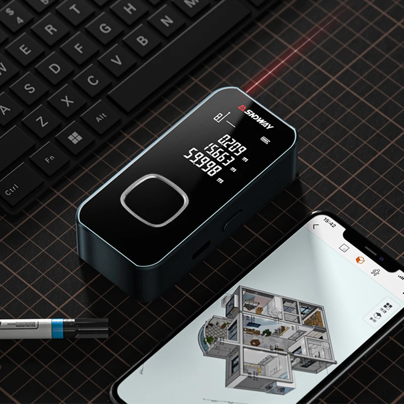 Profesyonel Lazer Mesafe Ölçer - Laser Measure Area Volume Calculator incelemesi ve fiyatı