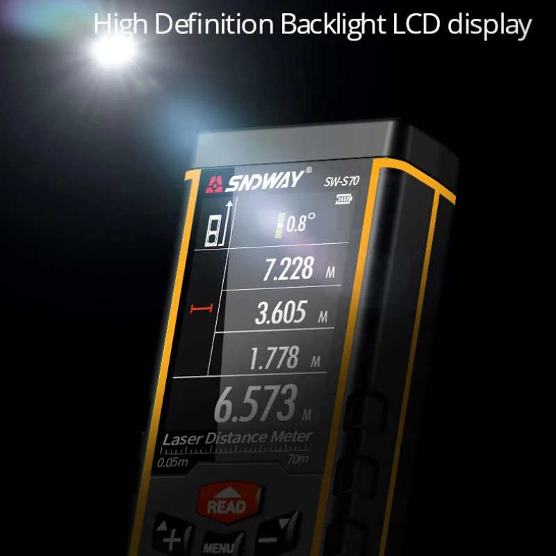 Profesyonel Lazer Mesafe Ölçer - Laser Measure Area Volume Calculator incelemesi ve fiyatı