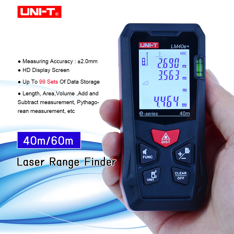 UNI-T LM40e+ LM60e+ Lazer Mesa - Laser Distance Meter With Bubble Level incelemesi ve fiyatı