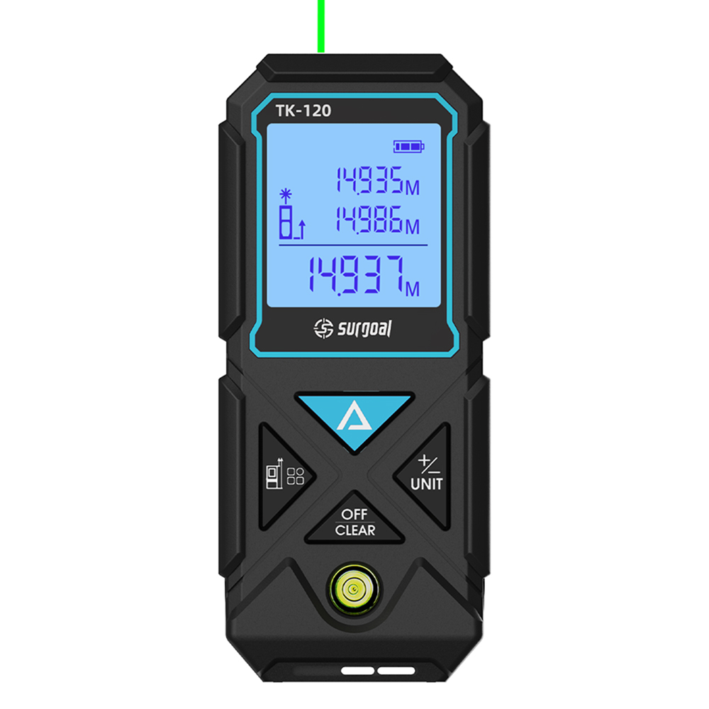 Güçlü Yeşil Lazer 120m Tip-C Ş - Laser Distance Meter With Bubble Level incelemesi ve fiyatı