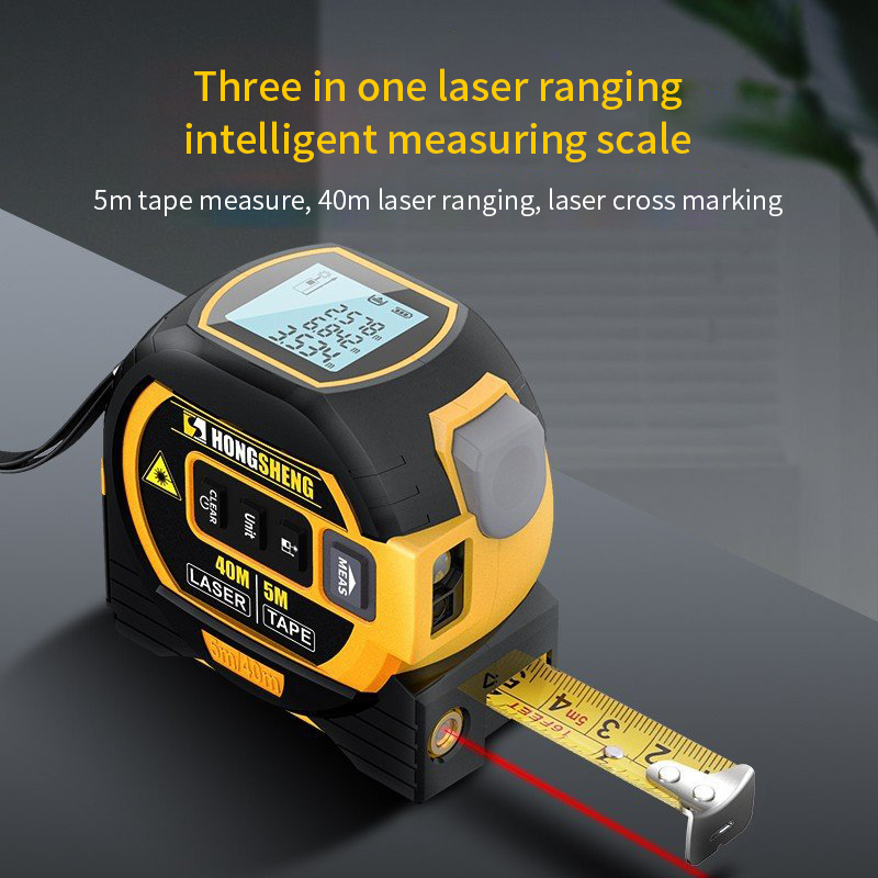 Lazer Mesafe Ölçer Ölçüm Lazer - Digital Tape Measure 5M Laser incelemesi ve fiyatı