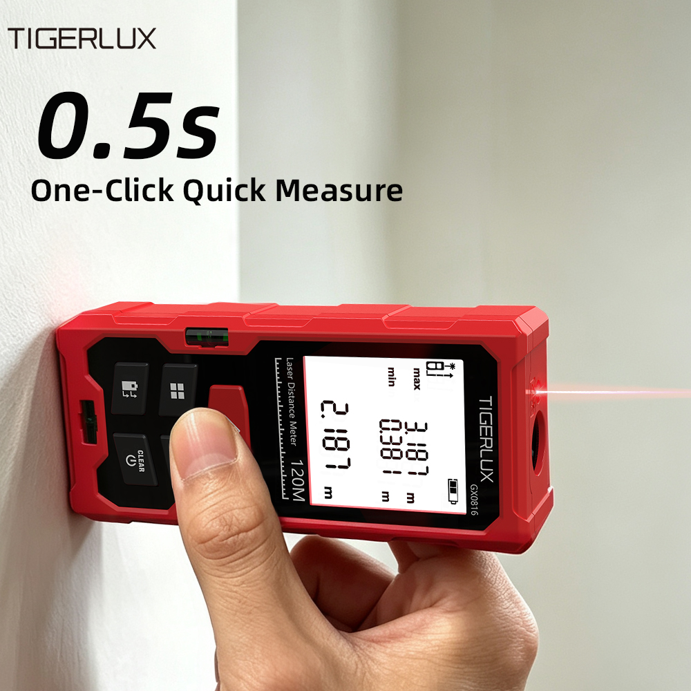 Lazer Mesafe Ölçer 50M 120M İk - Laser Distance Meter With Bubble Level incelemesi ve fiyatı