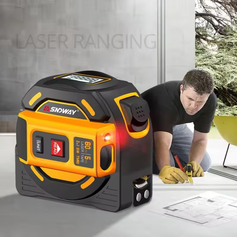 SNDWAY SW-TM40 TM60 Dijital Me - Laser Distance Meter 2 In 1 Tape incelemesi ve fiyatı