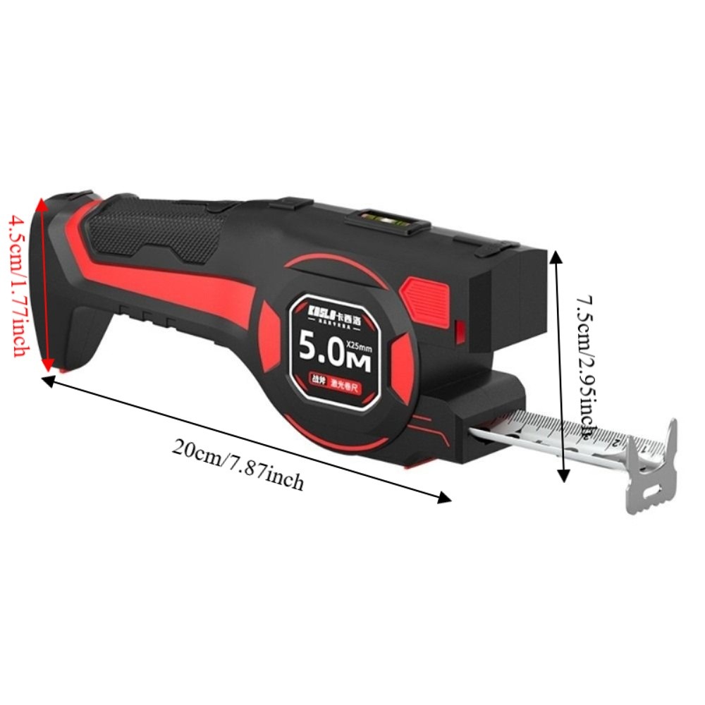 3'ü 1 Arada Lazerli Şerit Metr - Digital Tape Measure 5M Laser incelemesi ve fiyatı